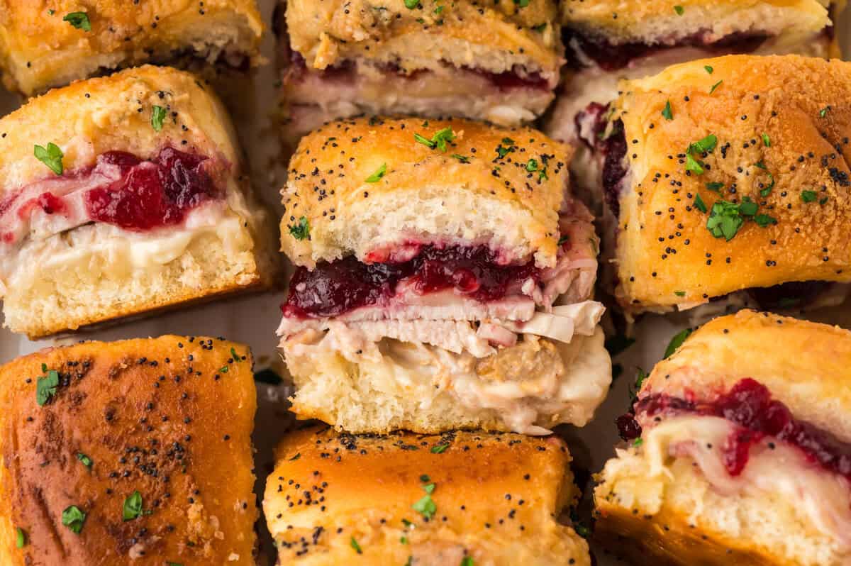 Turkey Cranberry Sliders