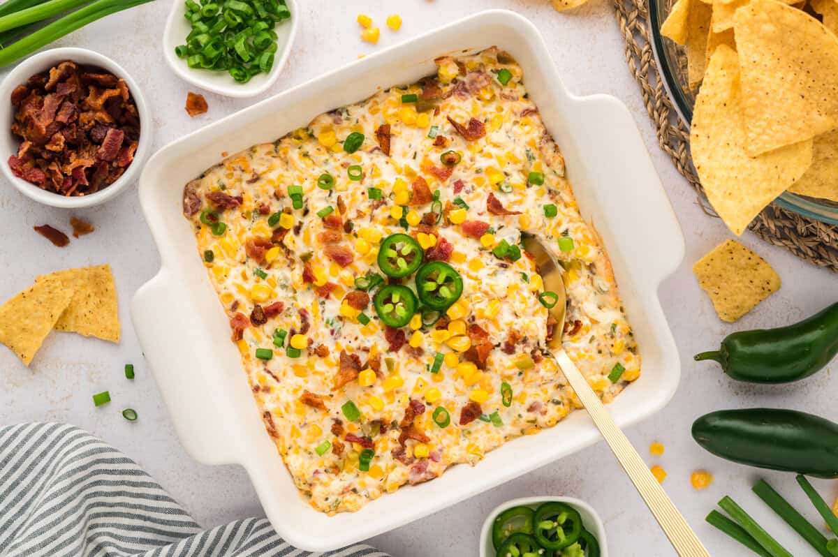 Baked Crack Corn Dip