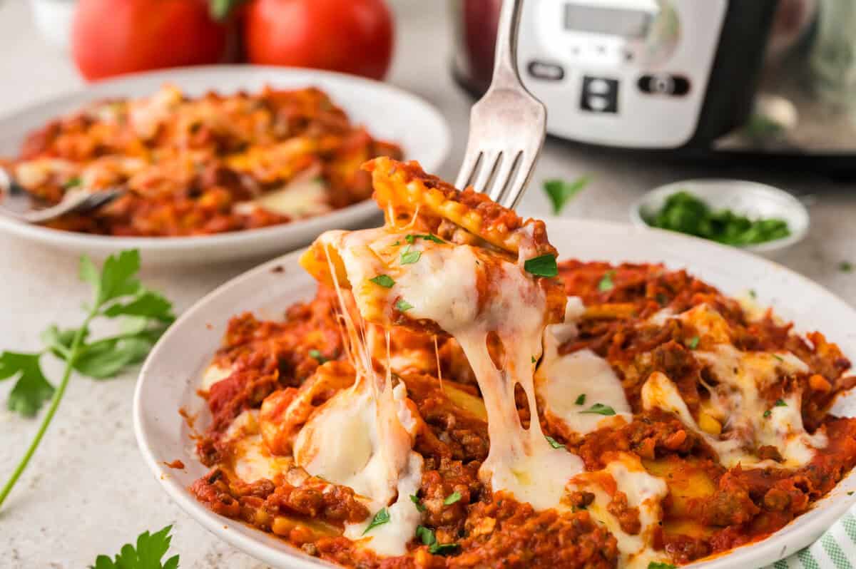 Crockpot Ravioli