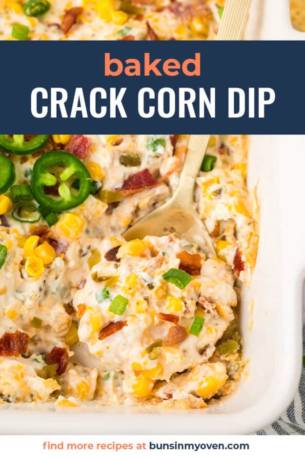 Spoon full of cream cheese corn dip.