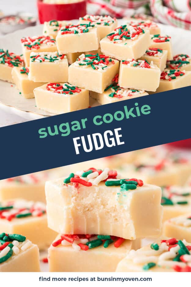 Collage of cookie fudge image.s