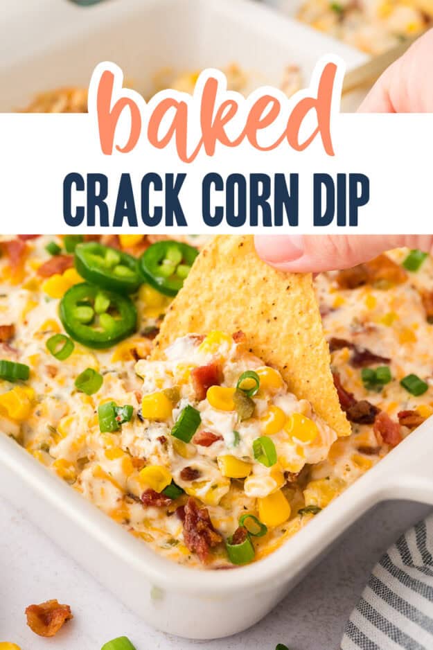 Crack corn dip on chip.