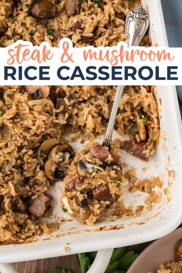 Spoonful of rice casserole recipe.