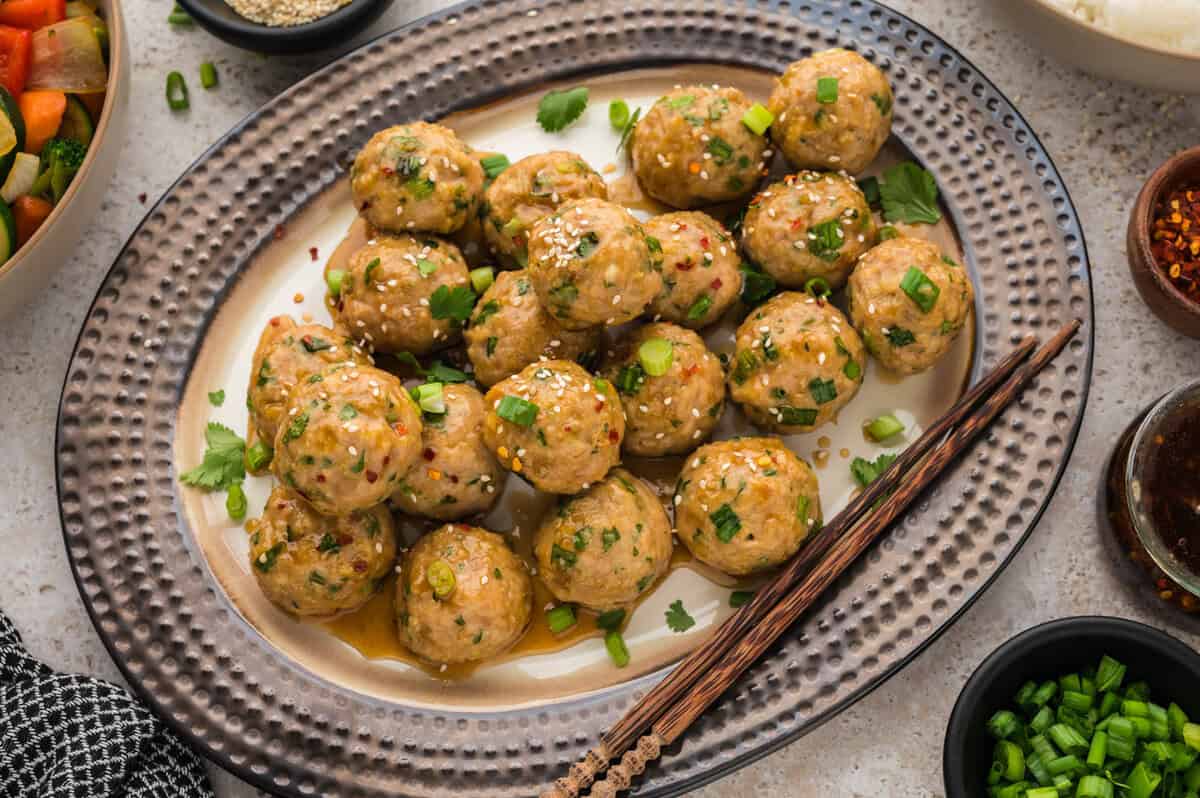 Asian Chicken Meatballs