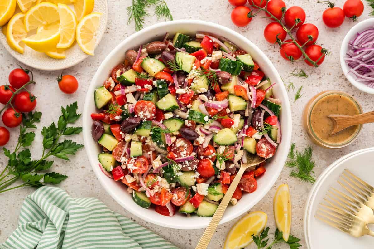 Greek Cucumber Salad