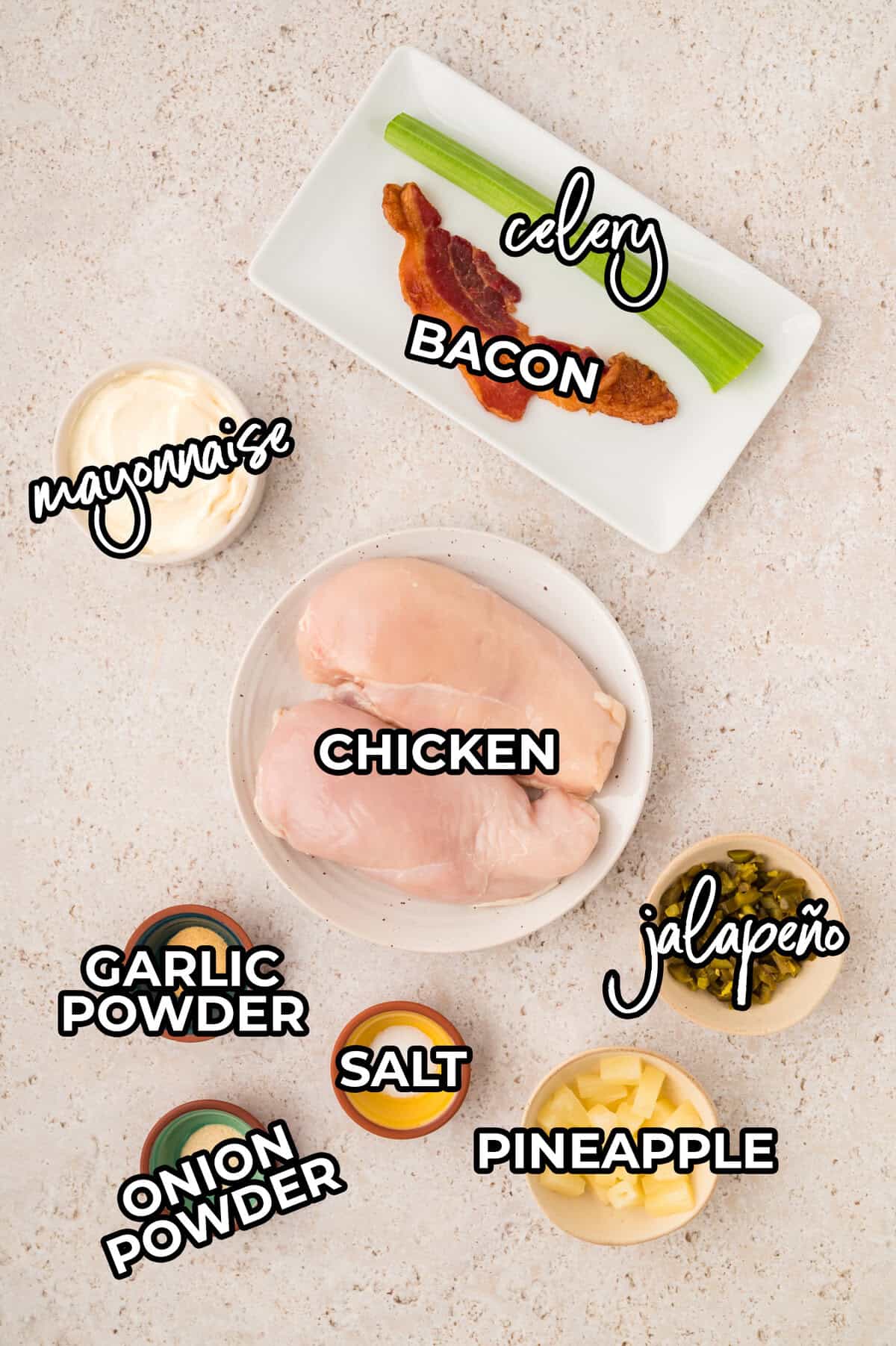 Ingredients for Maui Mama copycat recipe.
