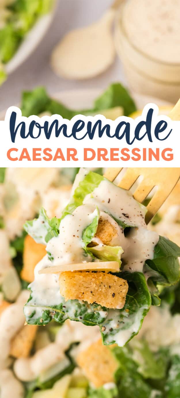 Caesar salad recipe.