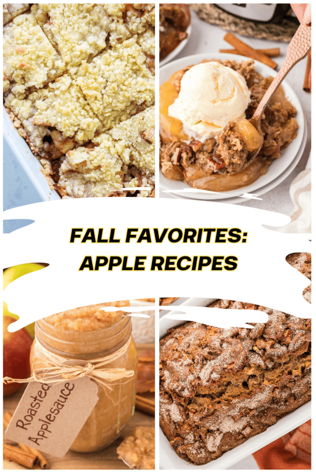 Colalge of apple recipes.