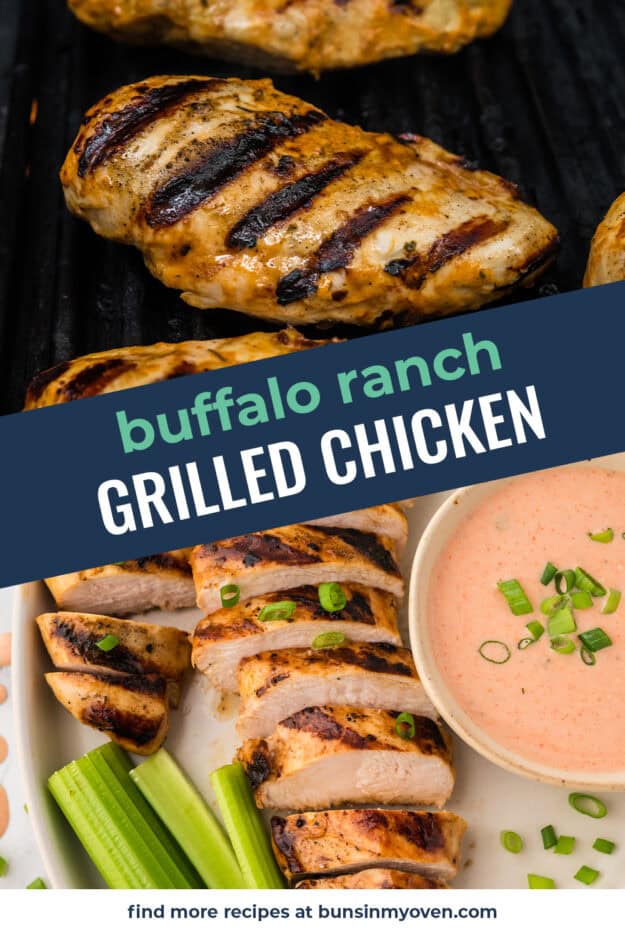 Collage of grilled chicken images.